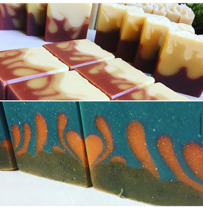 Handmade mushroom soap by Heather Marie